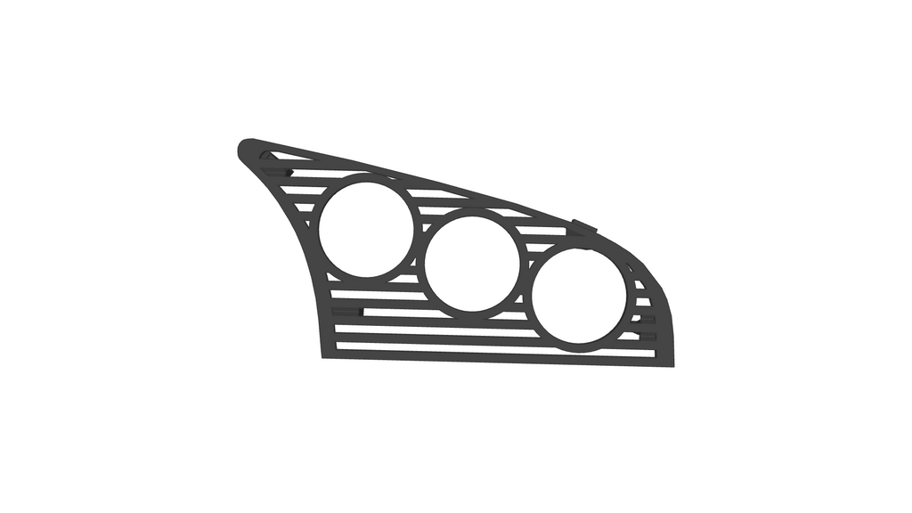 BMW E36 Center Vent Gauge Pod Panel Insert