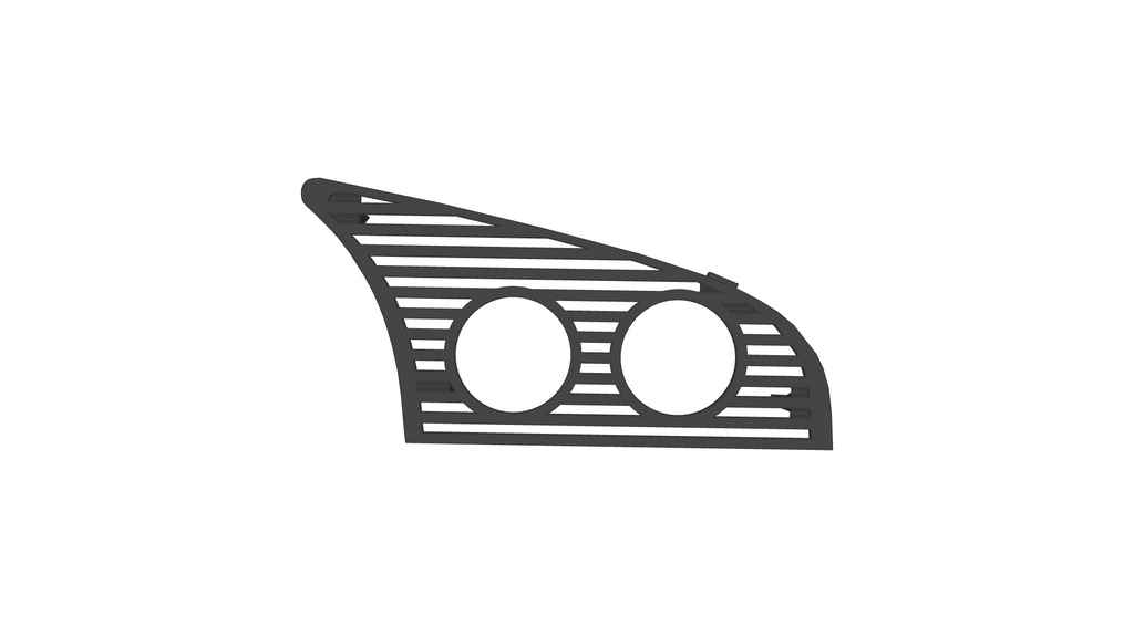 BMW E36 Center Vent Gauge Pod Panel Insert